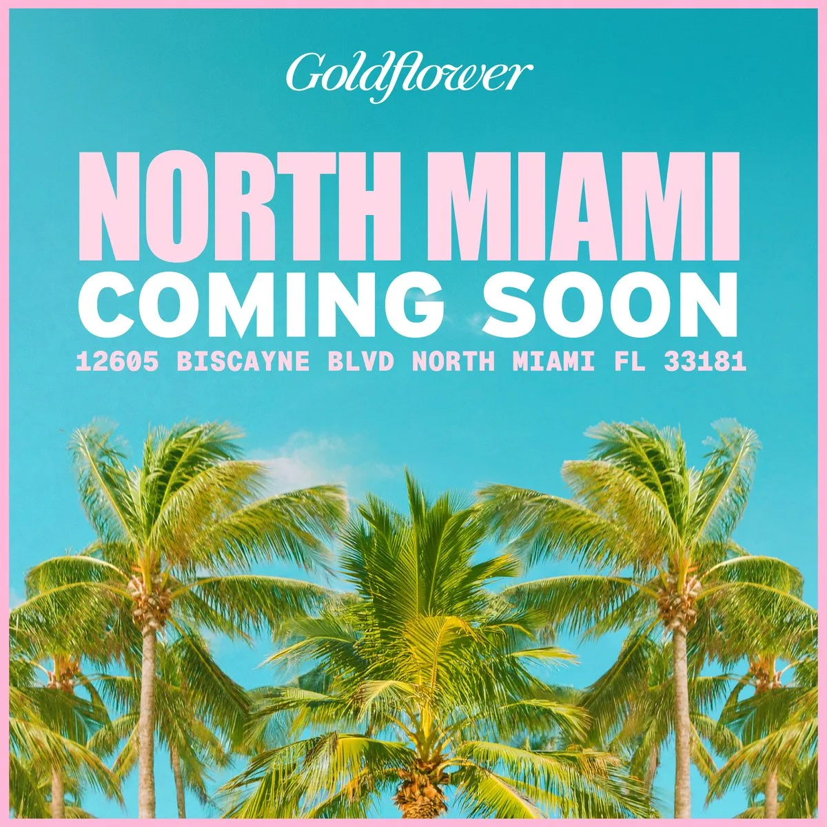 Goldflower North Miami coming soon - 12605 Biscayne Blvd, North Miami, FL 33181